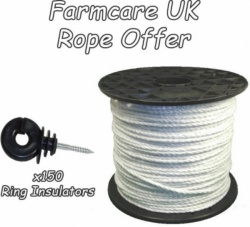 400m White Rope & Rings X-value Kit